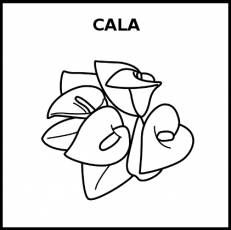 CALA - Pictograma (blanco y negro)