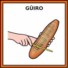 GÜIRO - Pictograma (color)