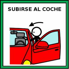 SUBIRSE AL COCHE - Pictograma (color)