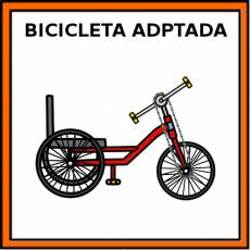 BICICLETA ADAPTADA - Pictograma (color)