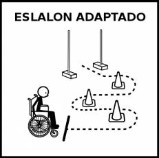 ESLALON ADAPTADO - Pictograma (blanco y negro)