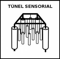 TÚNEL SENSORIAL - Pictograma (blanco y negro)