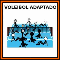 VOLEIBOL ADAPTADO - Pictograma (color)