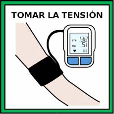 TOMAR LA TENSIÓN - Pictograma (color)
