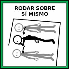 RODAR SOBRE Sí MISMO - Pictograma (color)