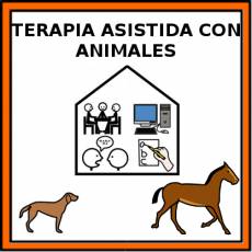 TERAPIA ASISTIDA CON ANIMALES - Pictograma (color)