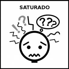SATURADO - Pictograma (blanco y negro)