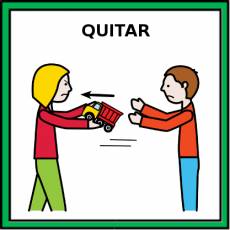 QUITAR - Pictograma (color)