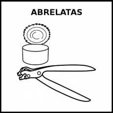 ABRELATAS - Pictograma (blanco y negro)