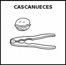 CASCANUECES - Pictograma (blanco y negro)