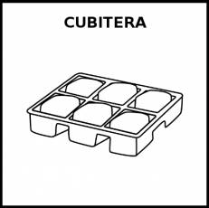 CUBITERA - Pictograma (blanco y negro)