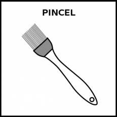 PINCEL (COCINA) - Pictograma (blanco y negro)