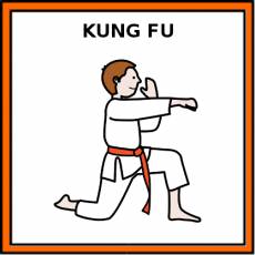 KUNG FU - Pictograma (color)
