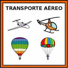 TRANSPORTE AÉREO - Pictograma (color)