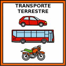 TRANSPORTE TERRESTRE - Pictograma (color)