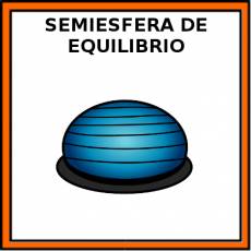 SEMIESFERA DE EQUILIBRIO - Pictograma (color)