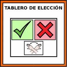 TABLERO DE ELECCIÓN - Pictograma (color)