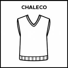 CHALECO - Pictograma (blanco y negro)