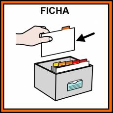 FICHA (FICHERO) - Pictograma (color)