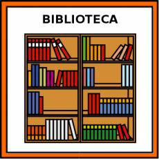BIBLIOTECA (LIBRERÍA) - Pictograma (color)