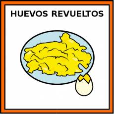 HUEVOS REVUELTOS - Pictograma (color)