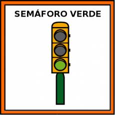SEMÁFORO VERDE (VEHÍCULOS) - Pictograma (color)