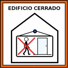 EDIFICIO CERRADO - Pictograma (color)