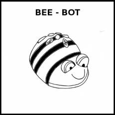 BEE - BOT - Pictograma (blanco y negro)