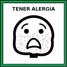 TENER ALERGIA - Pictograma (color)