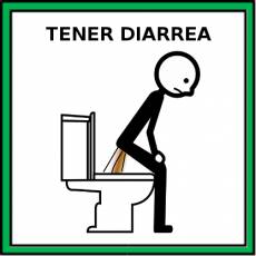 TENER DIARREA - Pictograma (color)