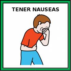 TENER NAUSEAS - Pictograma (color)