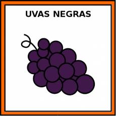UVAS NEGRAS - Pictograma (color)