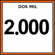 DOS MIL - Pictograma (color)