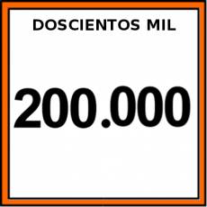 DOSCIENTOS MIL - Pictograma (color)