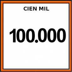 CIEN MIL - Pictograma (color)