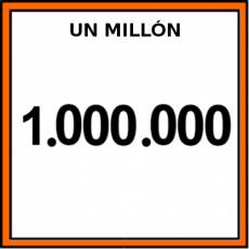 UN MILLÓN - Pictograma (color)