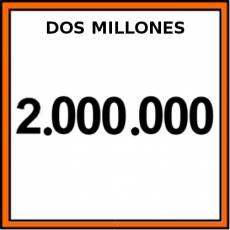 DOS MILLONES - Pictograma (color)