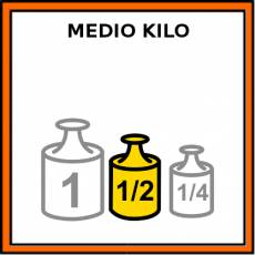 MEDIO KILO - Pictograma (color)