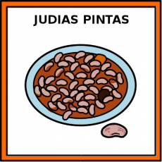 JUDIAS PINTAS - Pictograma (color)