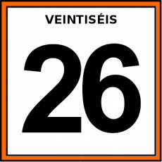 VEINTISÉIS - Pictograma (color)