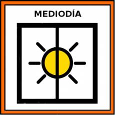 MEDIODÍA - Pictograma (color)