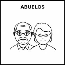 ABUELOS - Pictograma (blanco y negro)