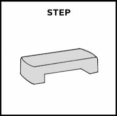 STEP - Pictograma (blanco y negro)