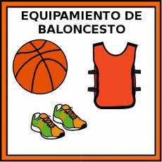EQUIPAMIENTO DE BALONCESTO - Pictograma (color)