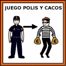 JUEGO POLIS Y CACOS - Pictograma (color)