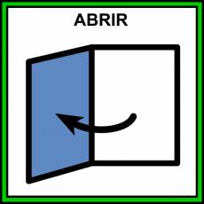 ABRIR (ACCIÓN) - Pictograma (color)