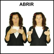 ABRIR (ACCIÓN) - Signo