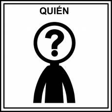 QUIÉN - Pictograma (color)