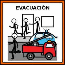 EVACUACIÓN - Pictograma (color)