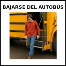 BAJARSE DEL AUTOBÚS - Foto